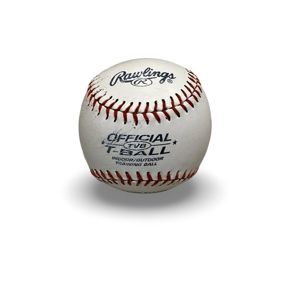 Rawlings Official TVB 9" T-Ball Training Soft Core Baseball 5oz